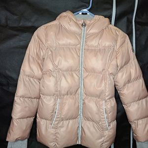 Used Mk girl size 10/12 coat peach color